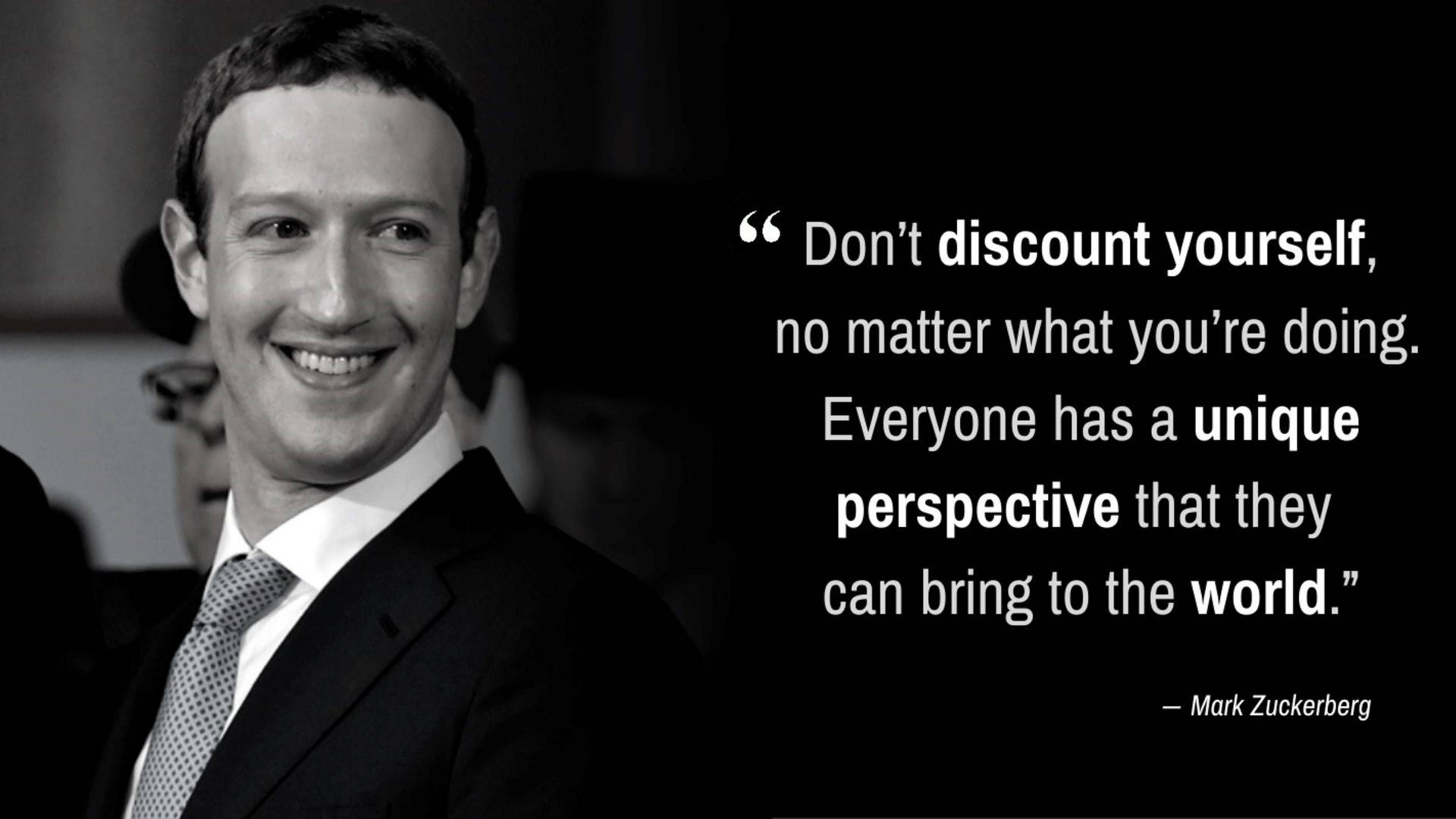 Mark Zuckerberg Citat Wallpaper