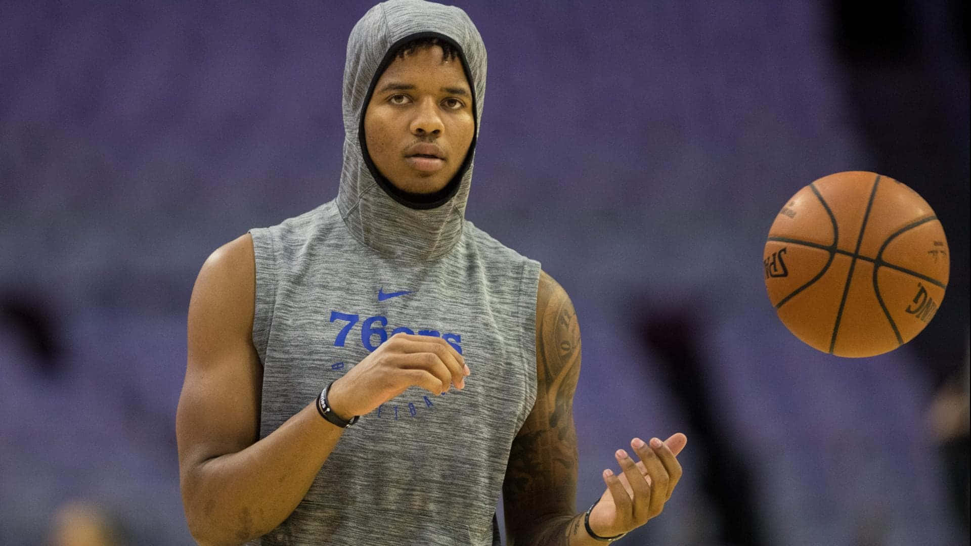 Markelle Fultz In A Practice Outfit Wallpaper
