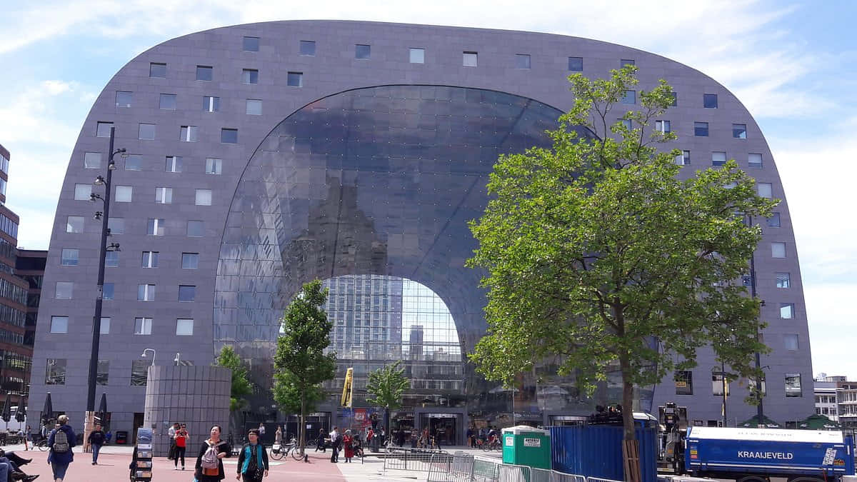 Markthal Rotterdam Architecture Wallpaper