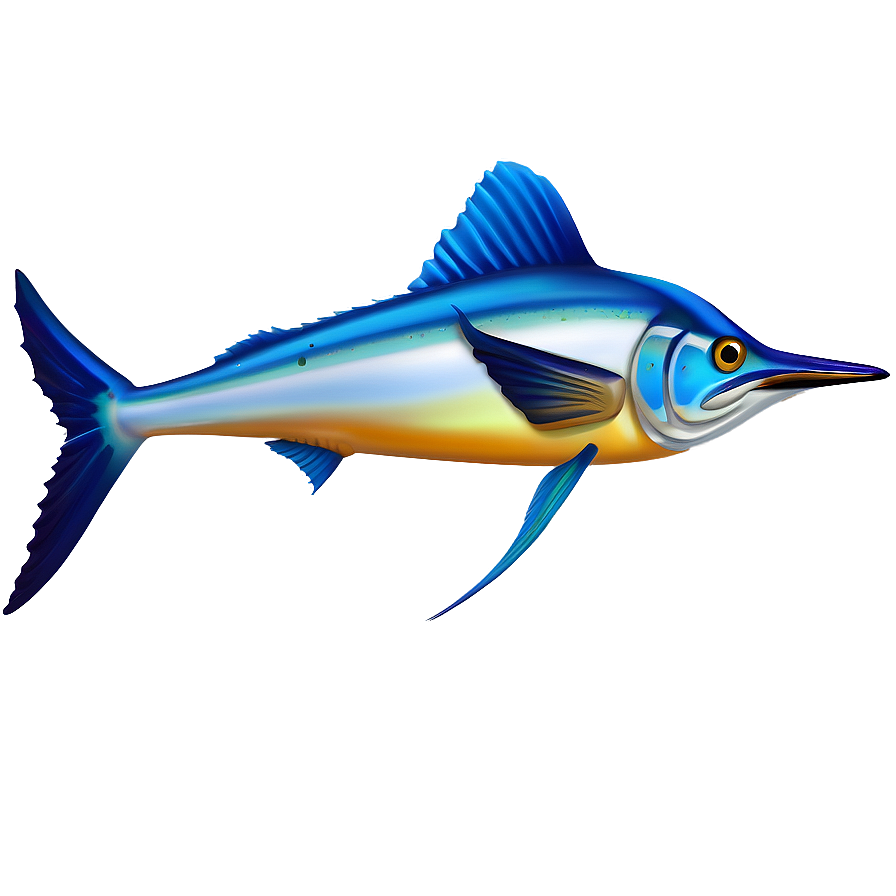 Marlin Fish Illustration Png Mif PNG