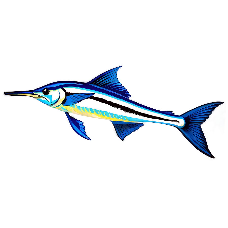 Marlin Fish Illustration Png Spj PNG