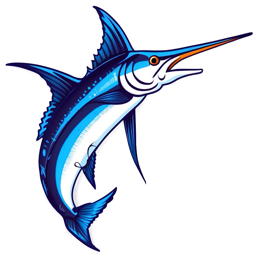 Marlin Fishing Tournament Logo Png Rjf PNG