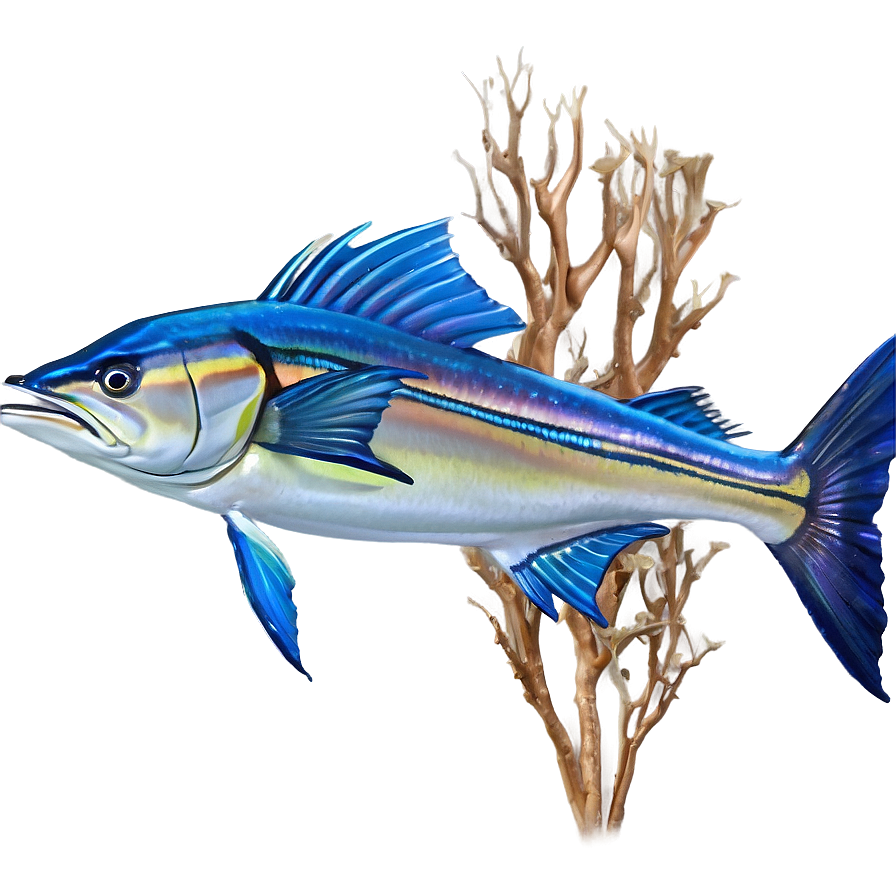 Marlin In Coral Reef Png Cwh96 PNG