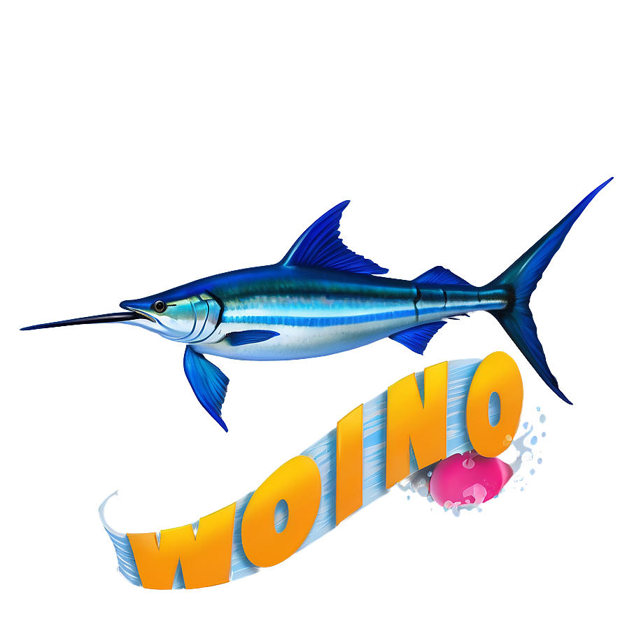 Marlin In Ocean Wave Png 06242024 PNG