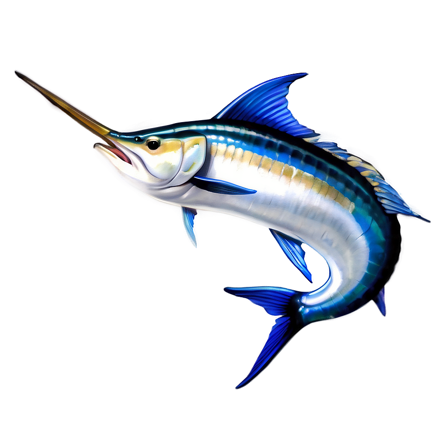 Marlin Jumping Art Png 66 PNG