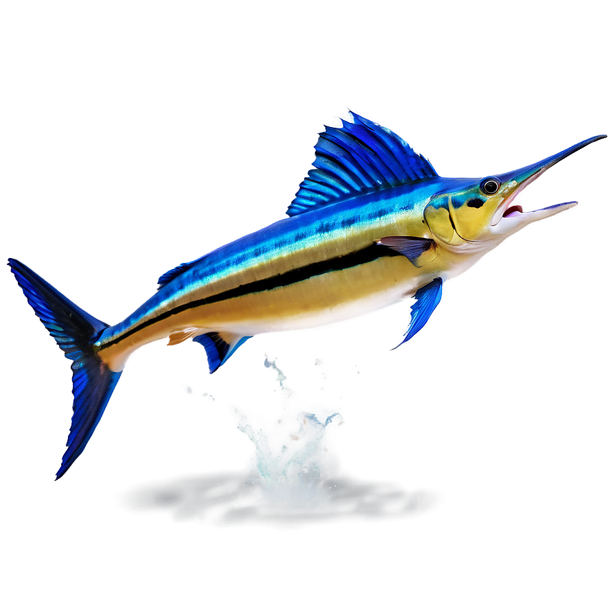 Marlin Jumping Sunset Png 27 PNG