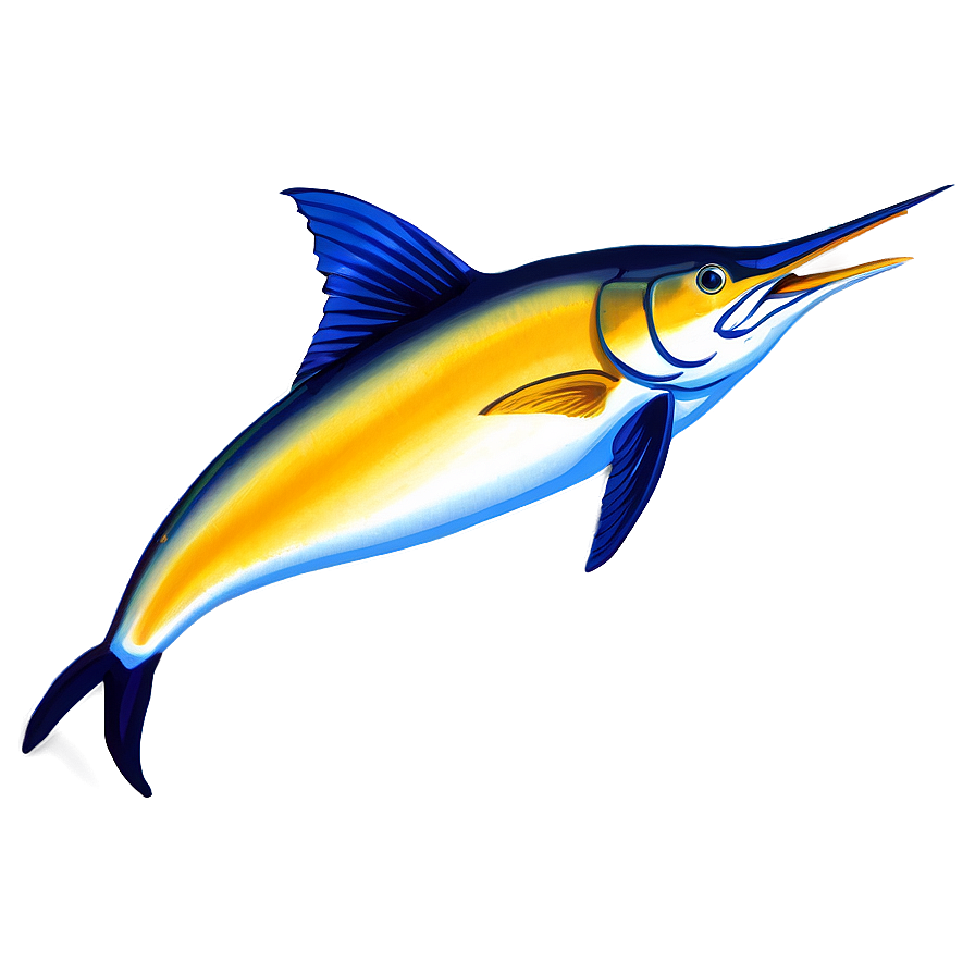 Marlin With Flowers Png Rqf PNG