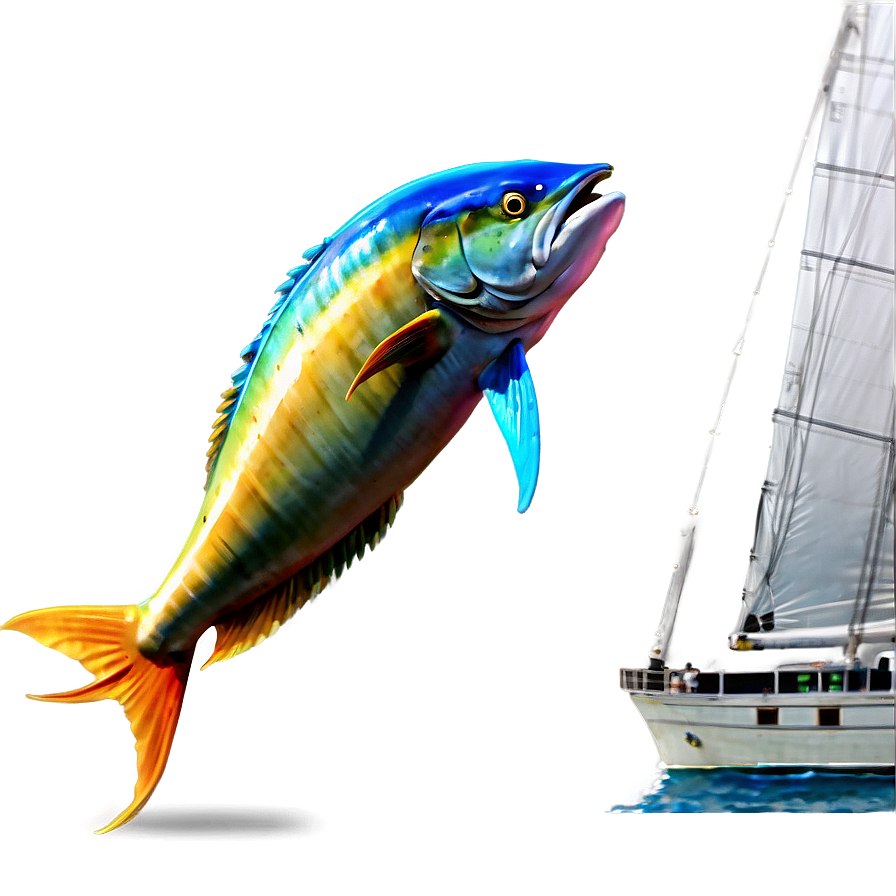 Marlin With Sailor Hat Png 76 PNG