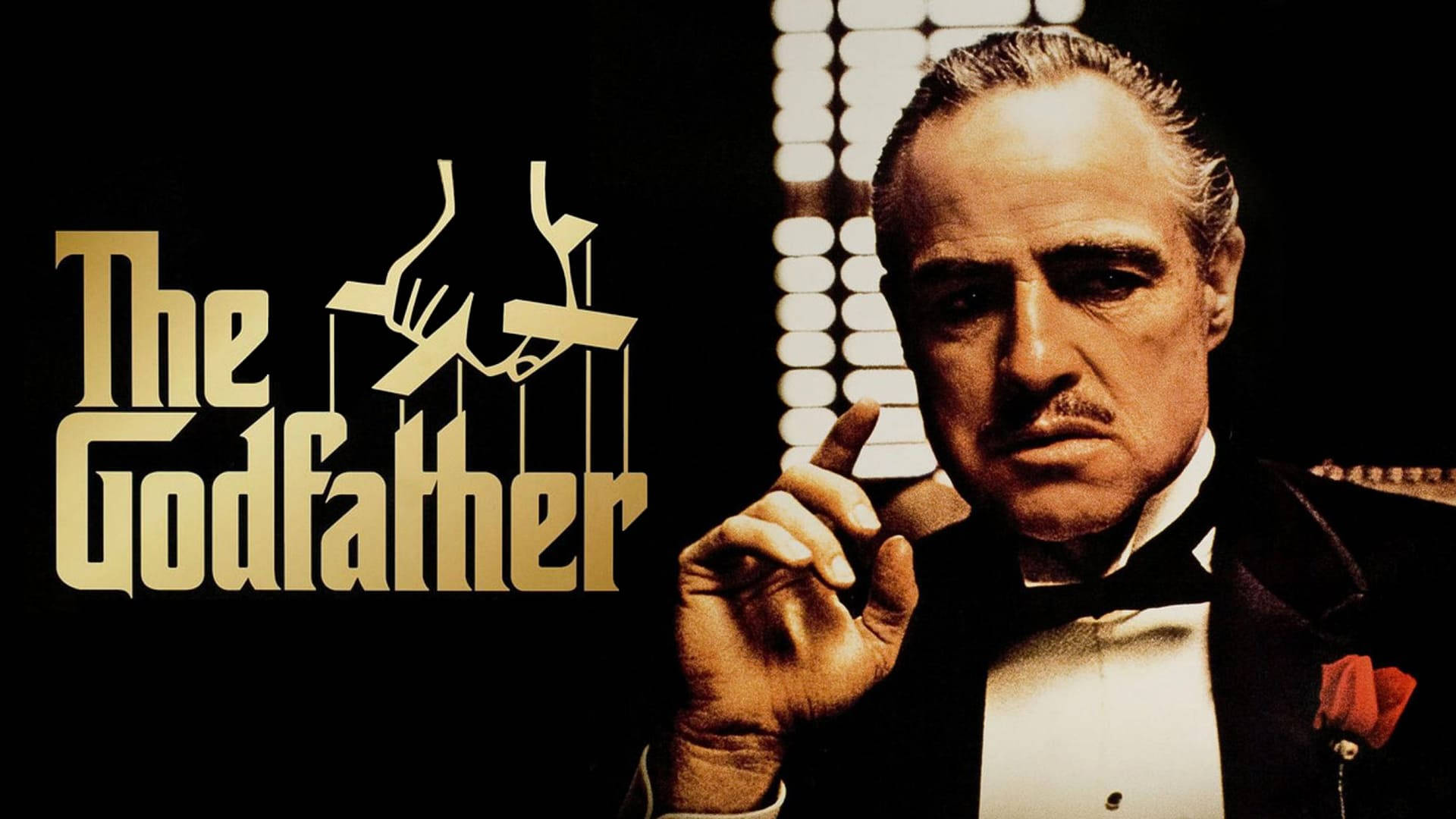 Marlonbrando The Godfather Poster (in Swedish): Marlon Brando The Godfather Affisch. Wallpaper