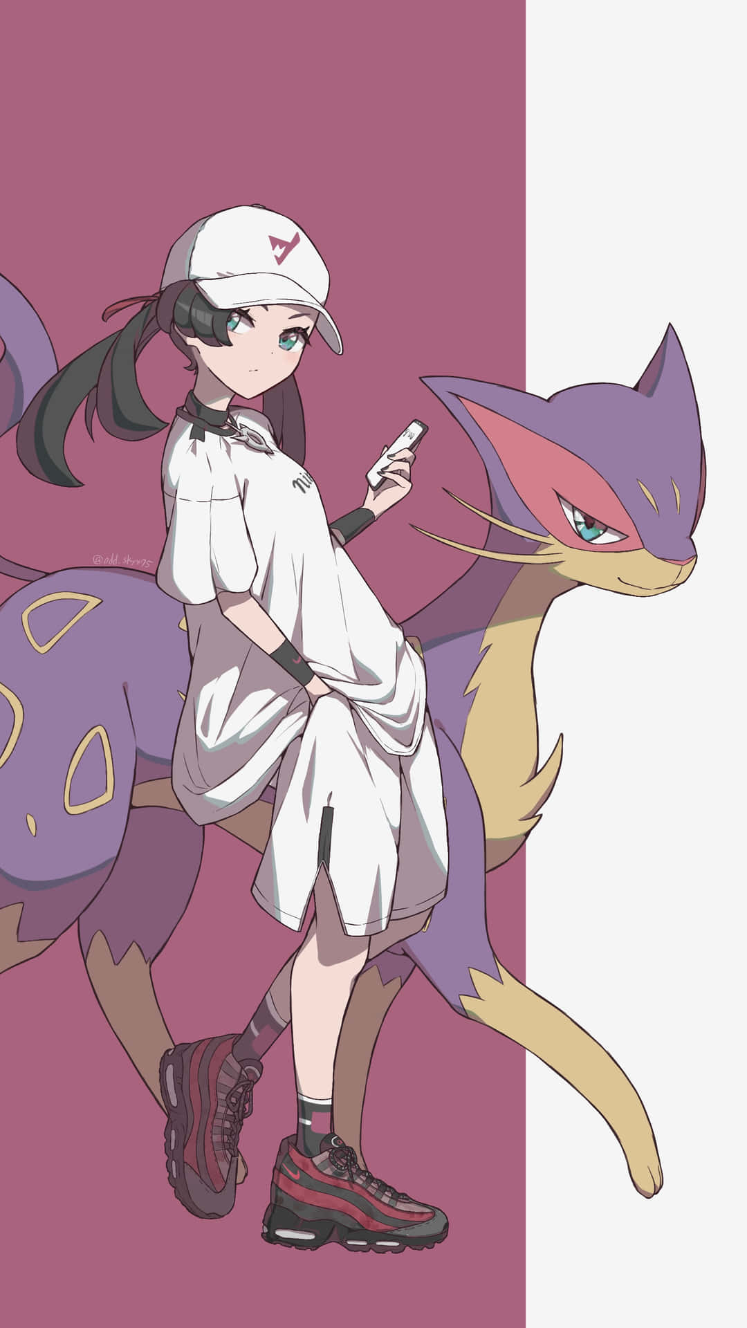Marnie With Liepard Wallpaper