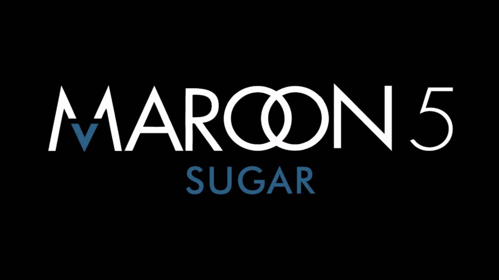 Maroon5 Azúcar Fondo Negro. Fondo de pantalla