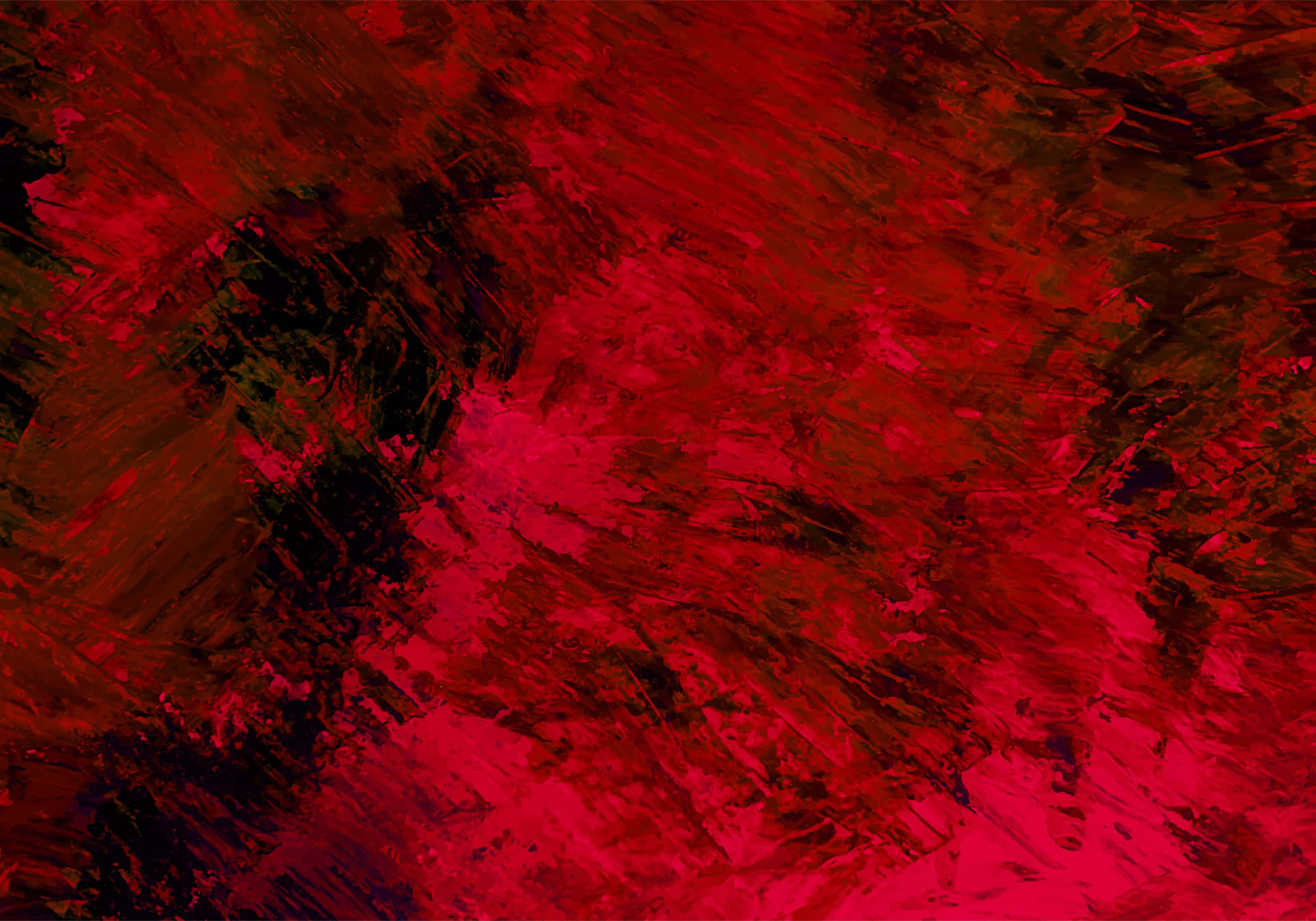 A Red And Black Painting