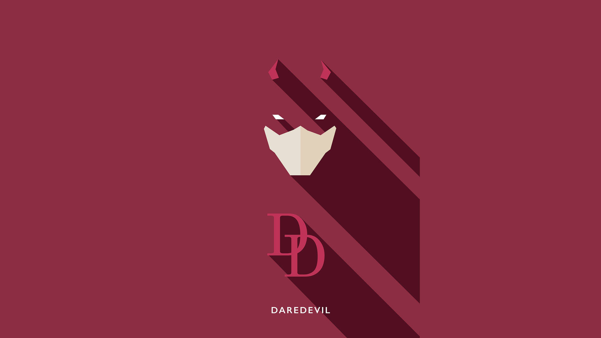 Maroon Daredevil Abstract