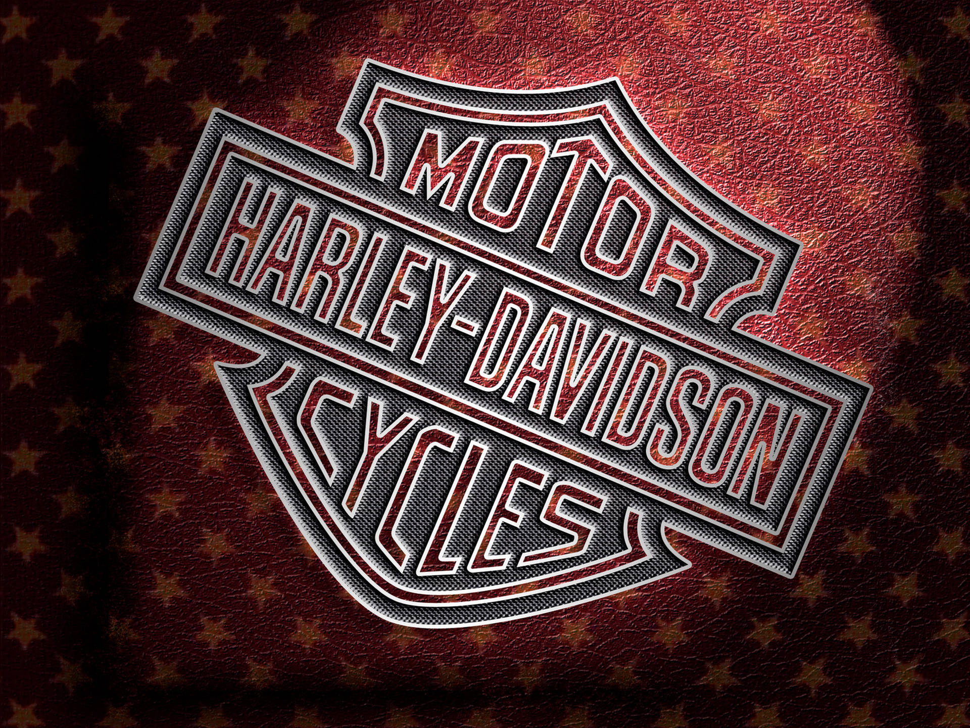 Maroon Harley Davidson Logo Picture