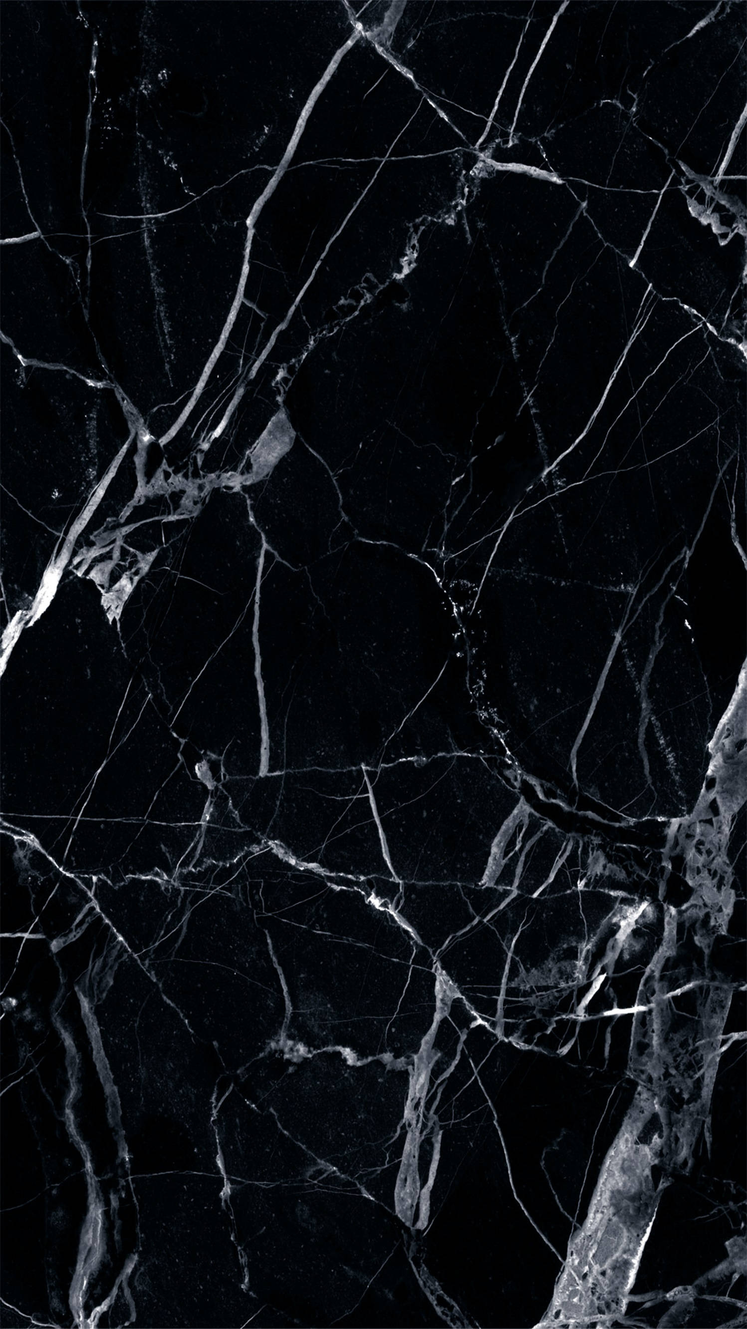 Sort hvid marmor Marquina iPhone-tapet Wallpaper