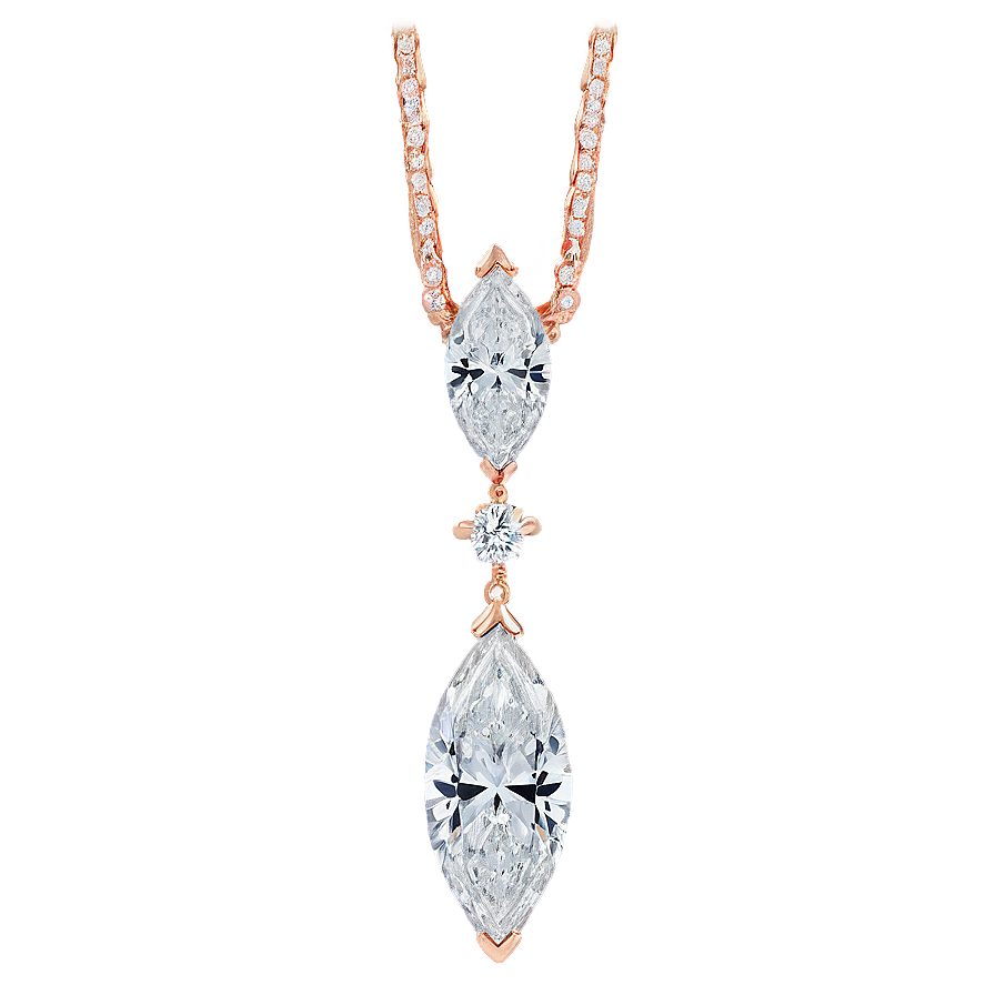 Marquise Diamond Necklace Png 97 PNG