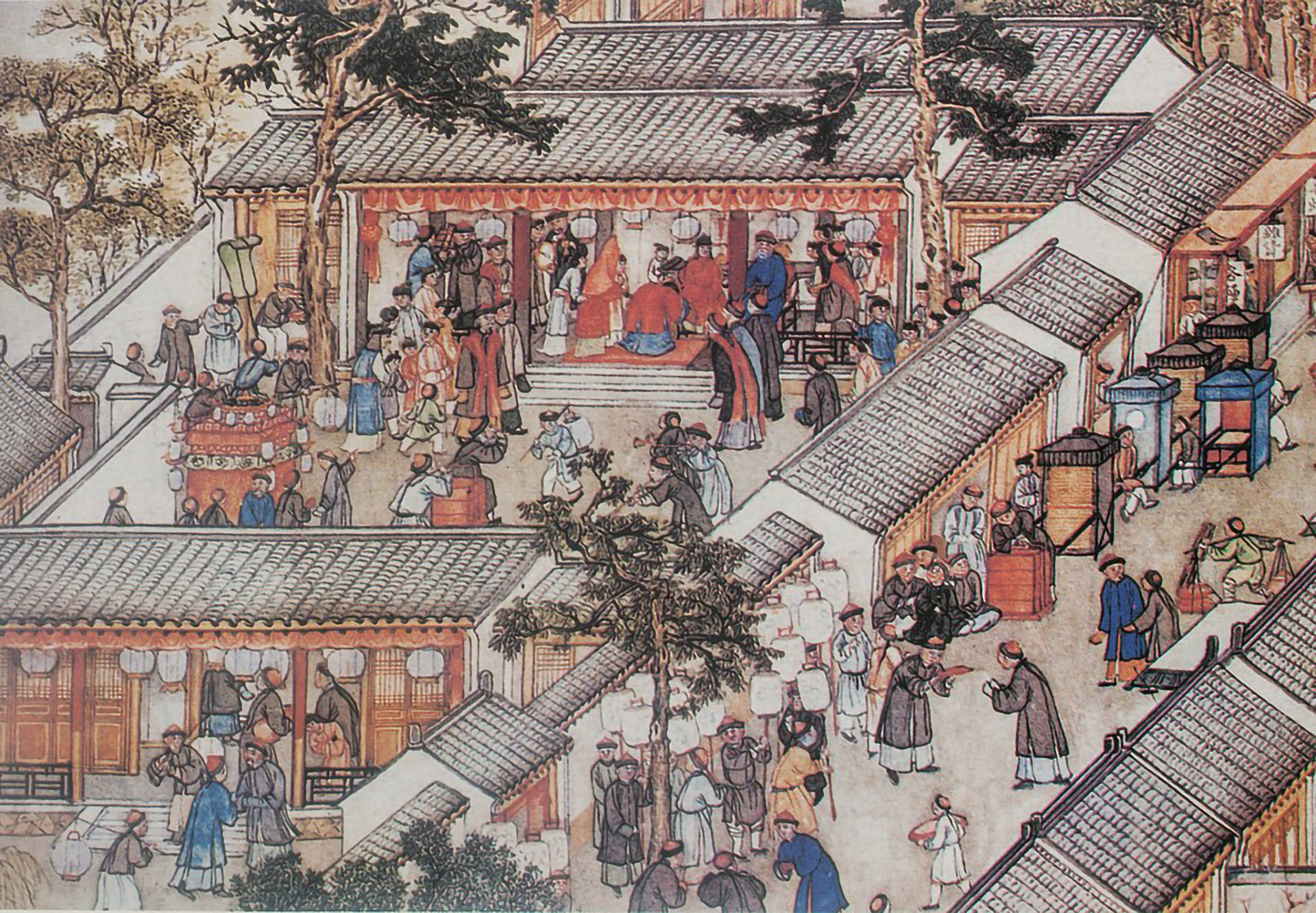 Eheschließungszeremoniein Suzhou Wallpaper