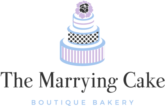 Marrying Cake Boutique Bakery Logo PNG