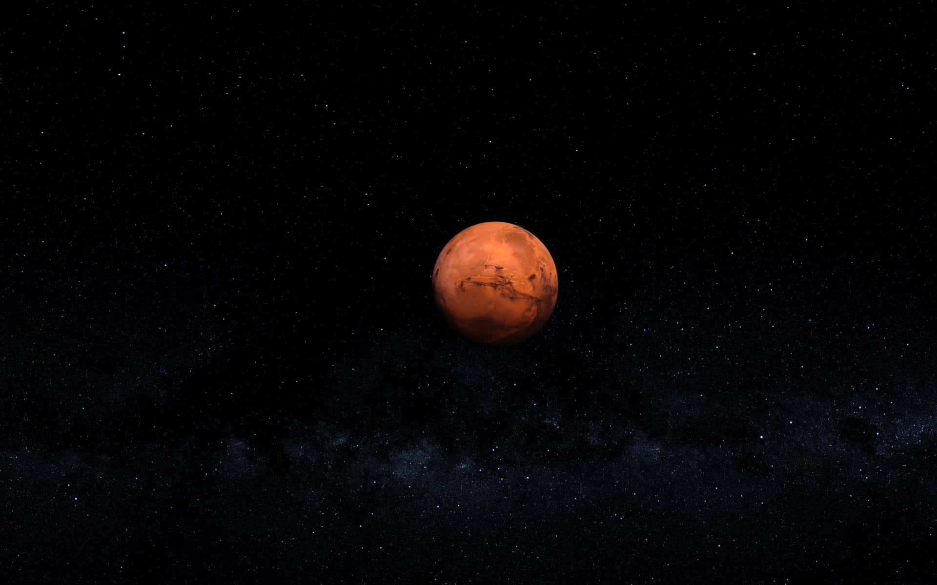 Mars 4k Farveskema Tapet: Eksploderende farver afgrænset af mørkets kant. Wallpaper