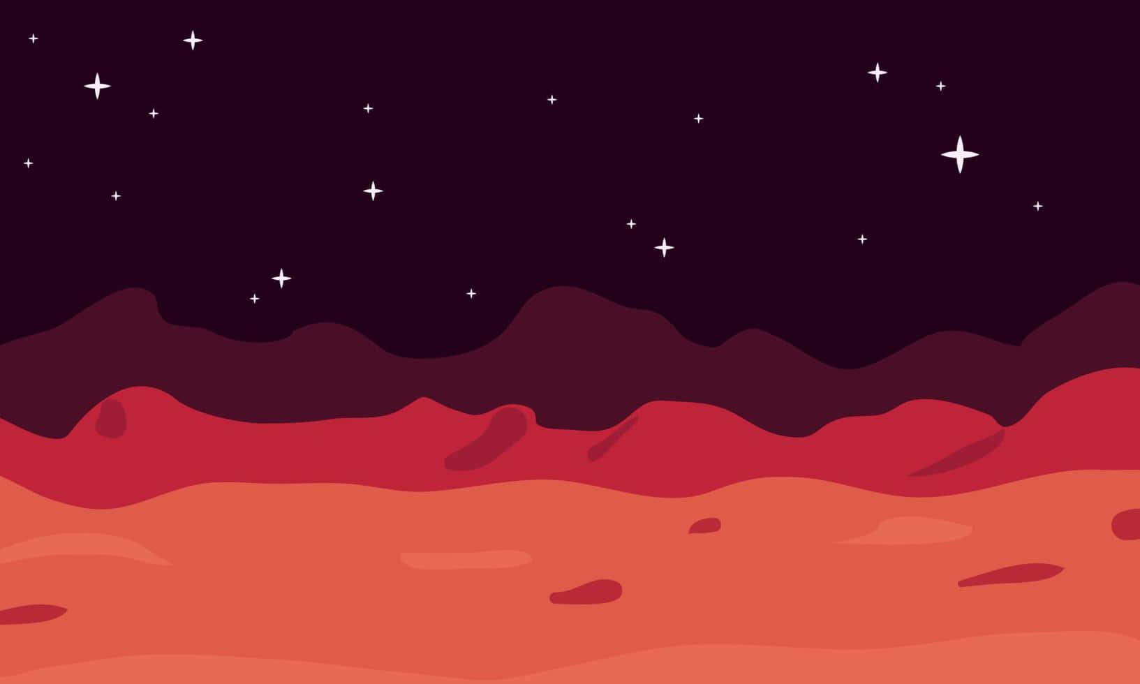 Explore the reddish terrain of Mars
