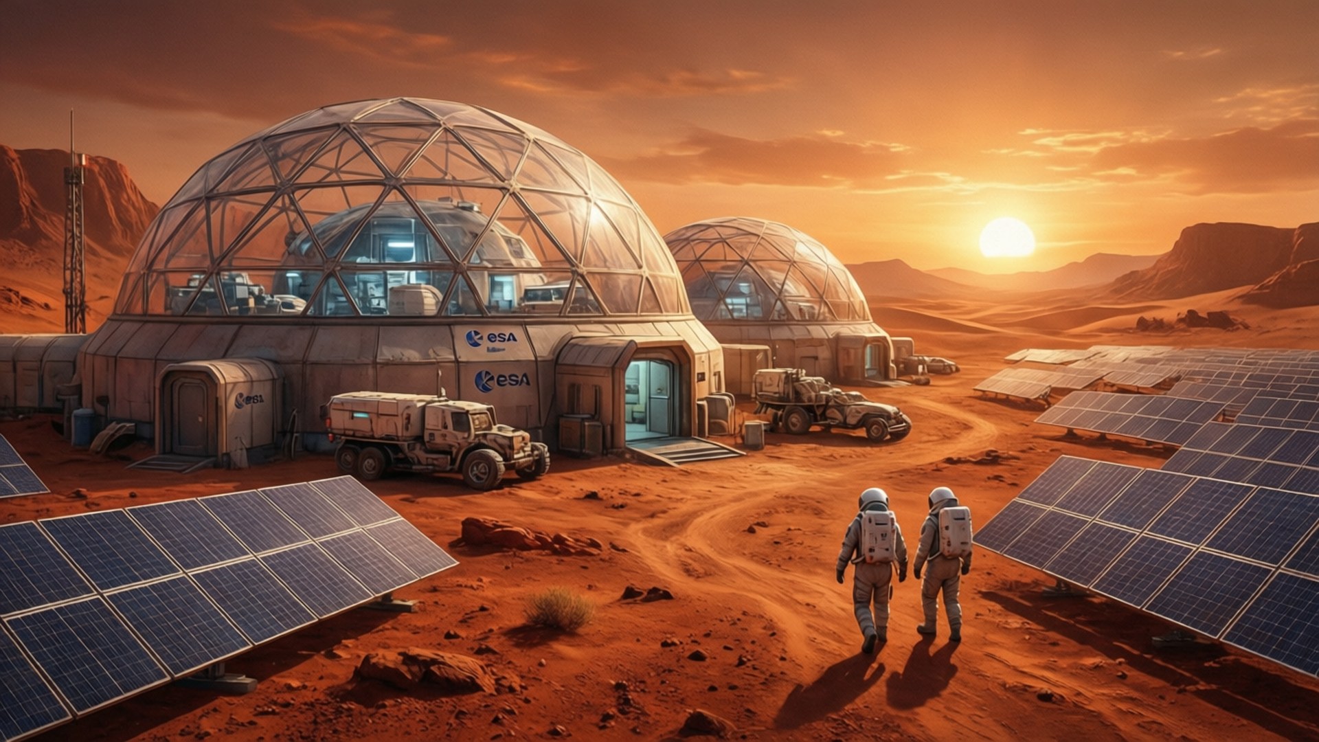 Mars Base Koncept Wallpapers