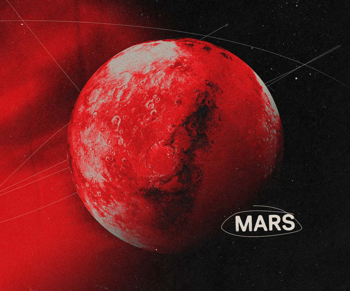 Mars In Magnanimous Space Wallpaper