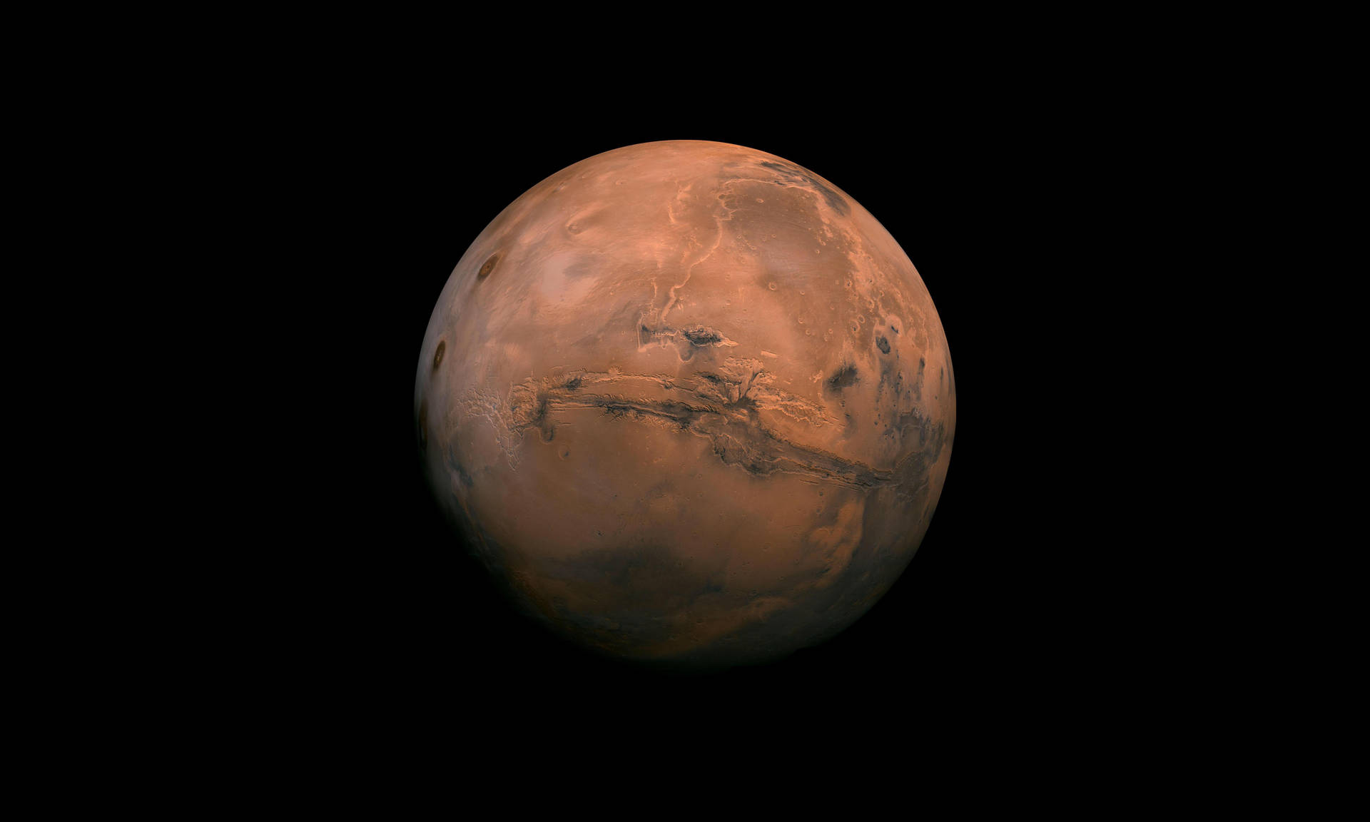 Mars ses fra rummet Wallpaper