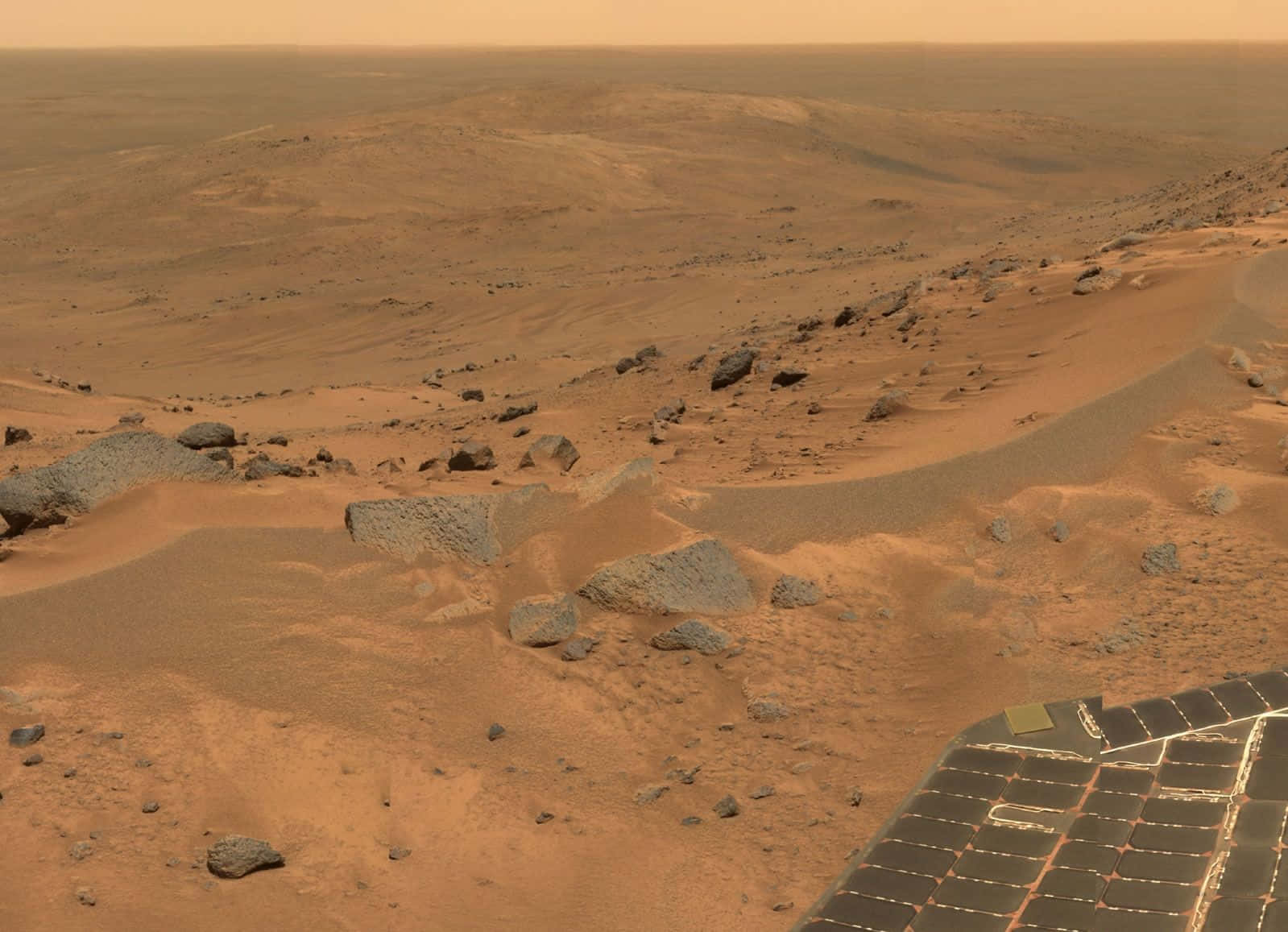 Spectacular Mars Landscape - Red Planet's Breathtaking Beauty Wallpaper