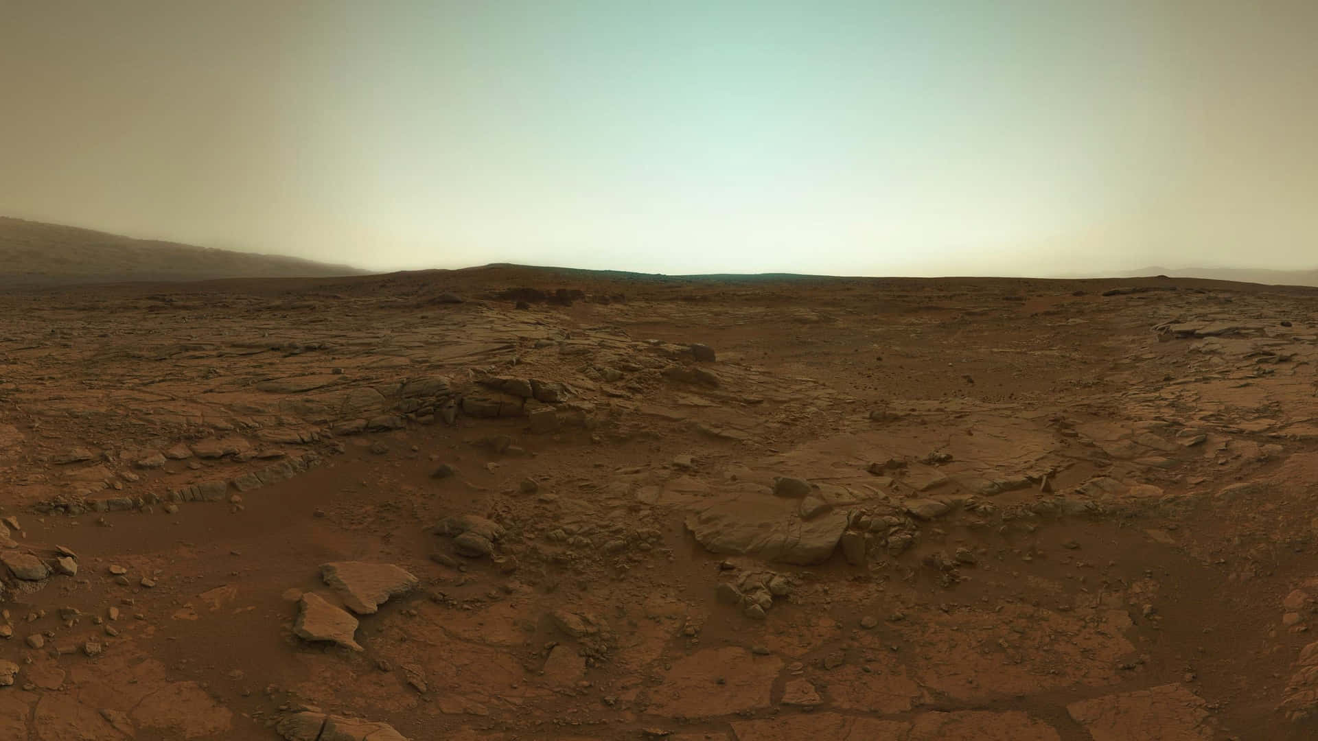 Stunning Martian Landscape in High Resolution Wallpaper