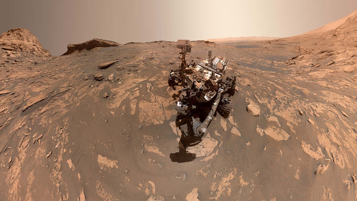Den store og majestætiske landskab af Mars.