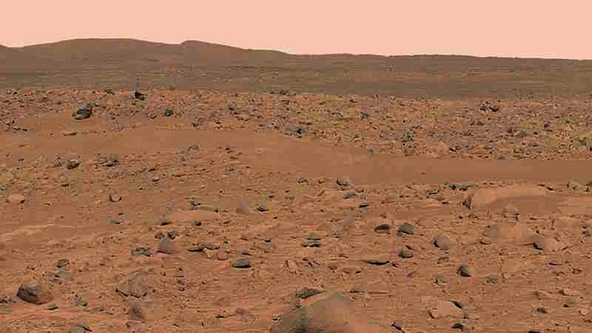 Nasascuriosity Rover Fährt Auf Dem Mars.