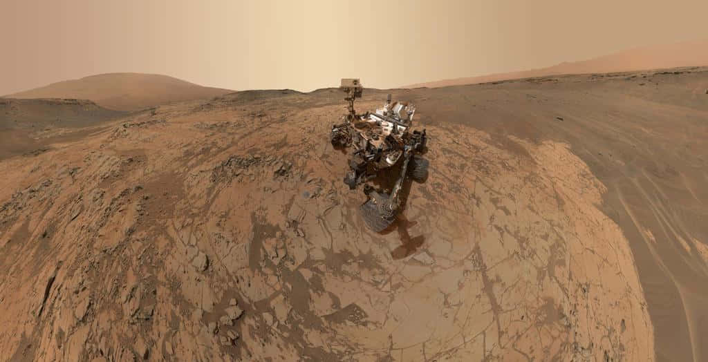 Betrachtedie Glorreiche Wüste Des Mars