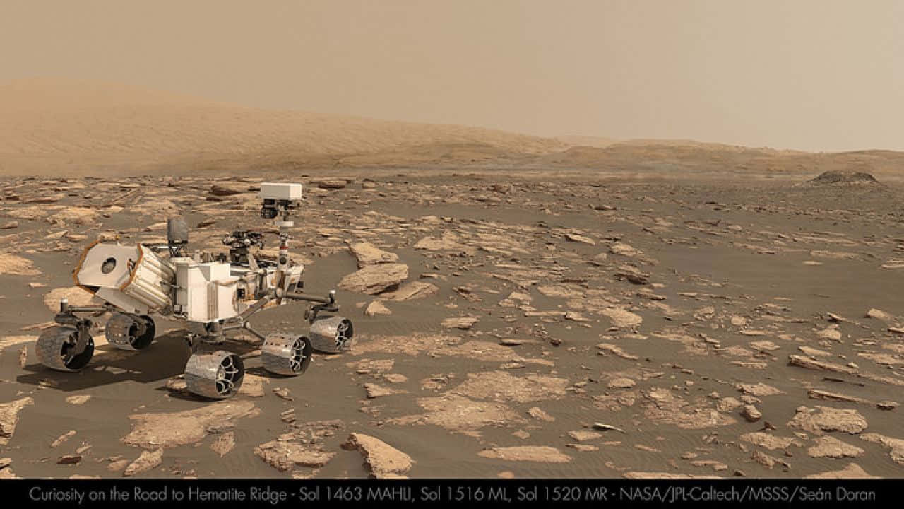 Unavista Cercana Del Misterioso Planeta Rojo, Marte.