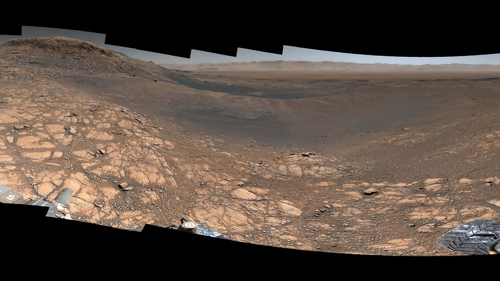 Unamagnífica Vista De La Superficie De Marte