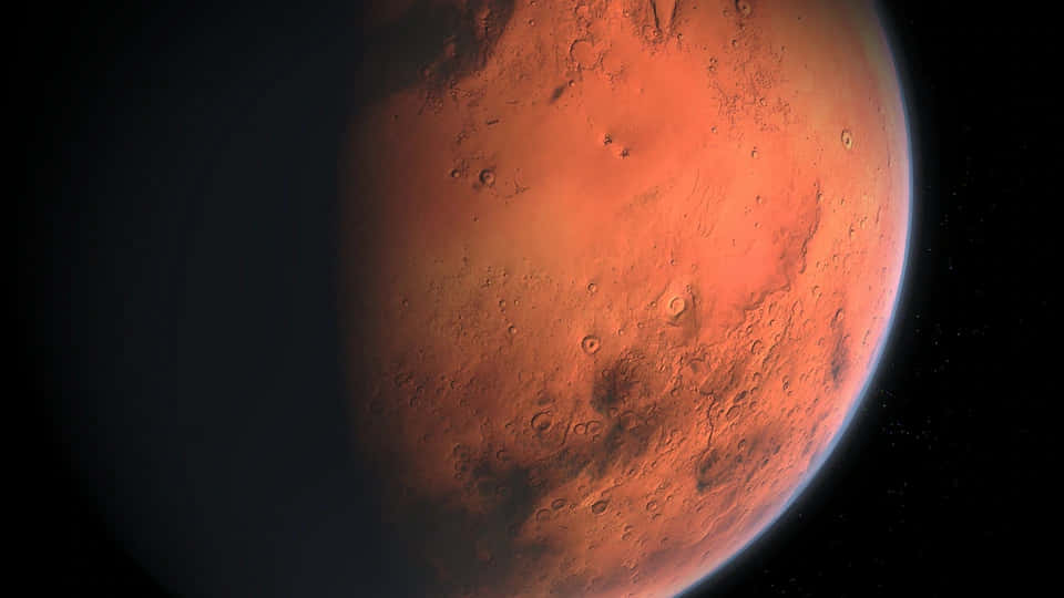 Elplaneta Rojo Marte En Todo Su Esplendor.