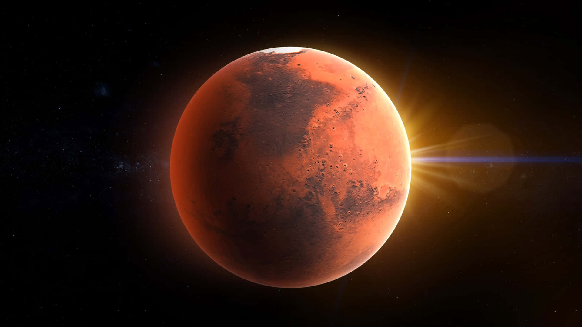 Marsplanet - En Klotvy Av Den Röda Planeten