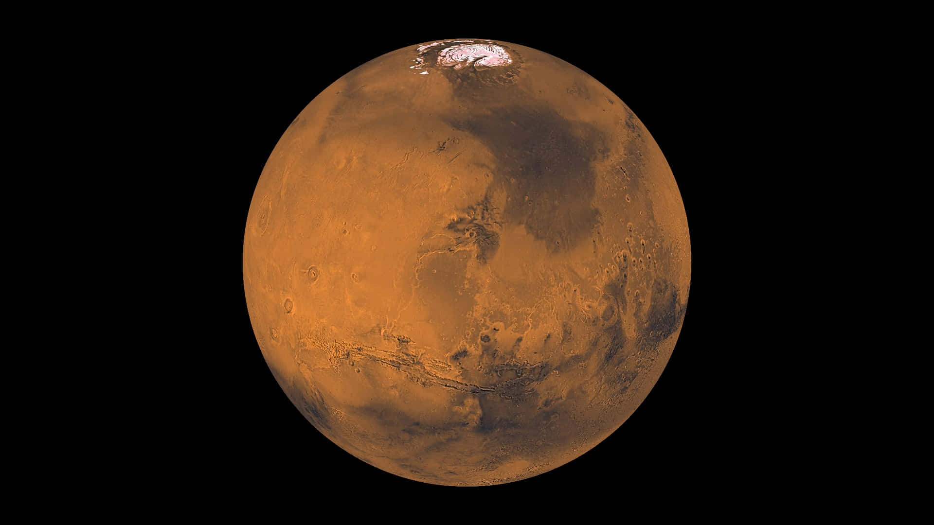 Mars Is Seen From Space