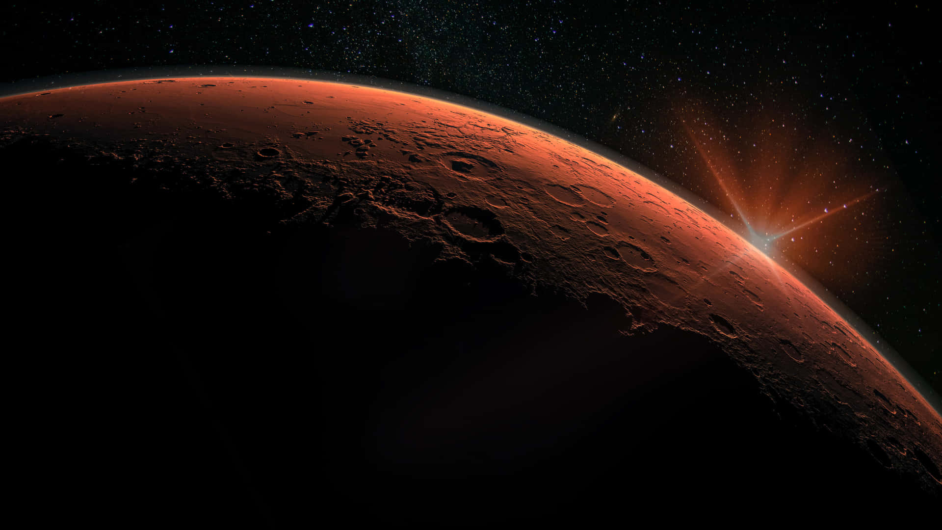 A Red Planet — Mars.