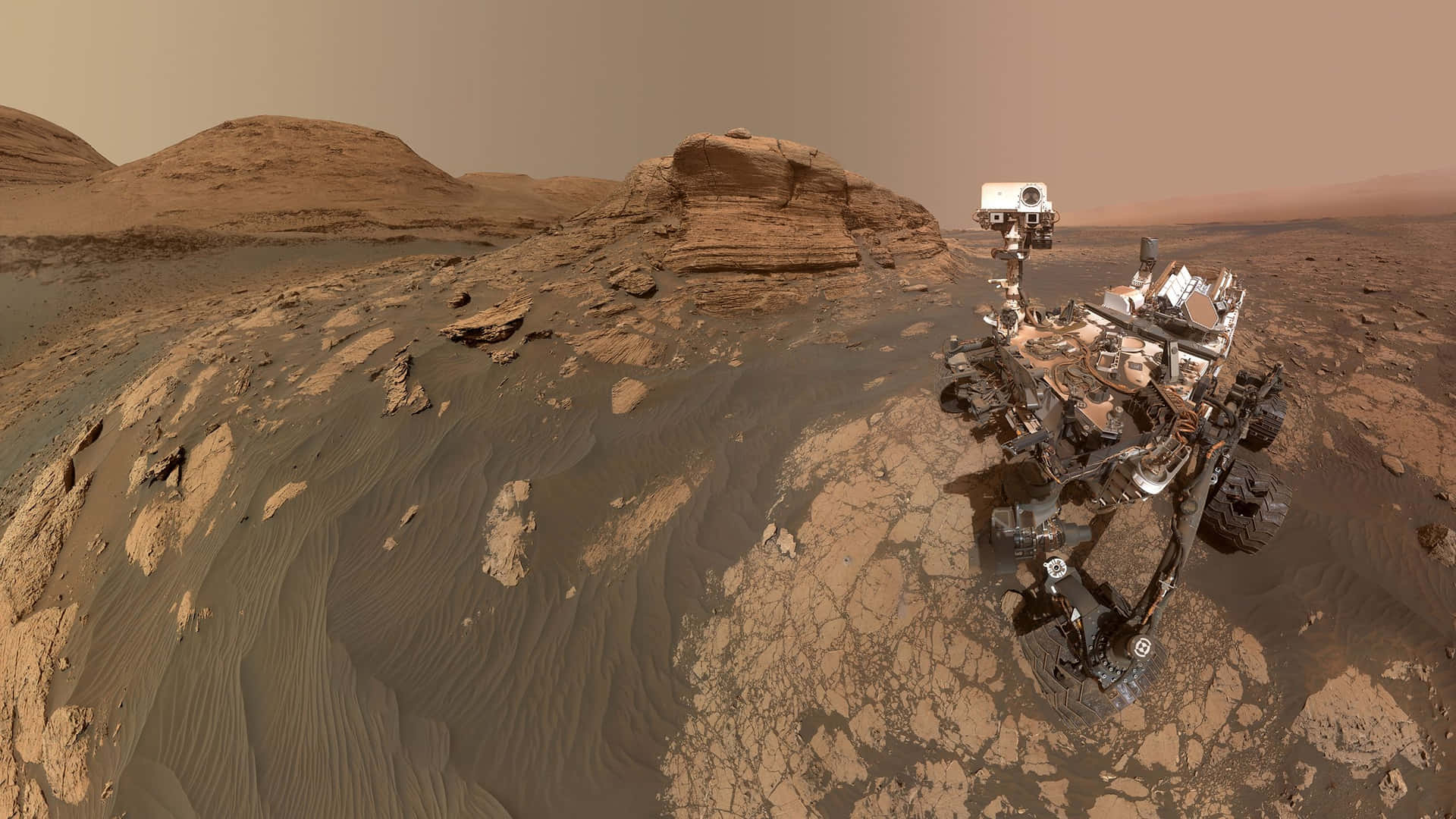 The Red Planet's Martian Surface