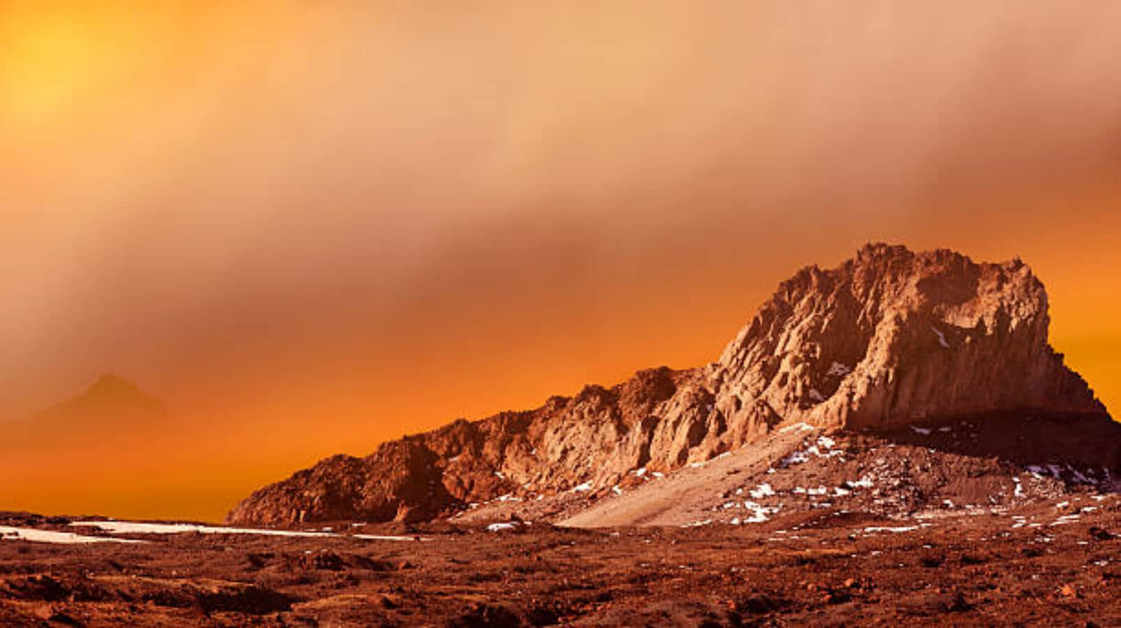 The rocky vistas of Mars' surface