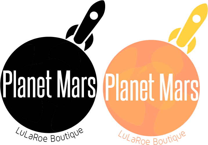 Mars_ Planet_ Rockets_ Lu La Roe_ Boutique_ Logo PNG