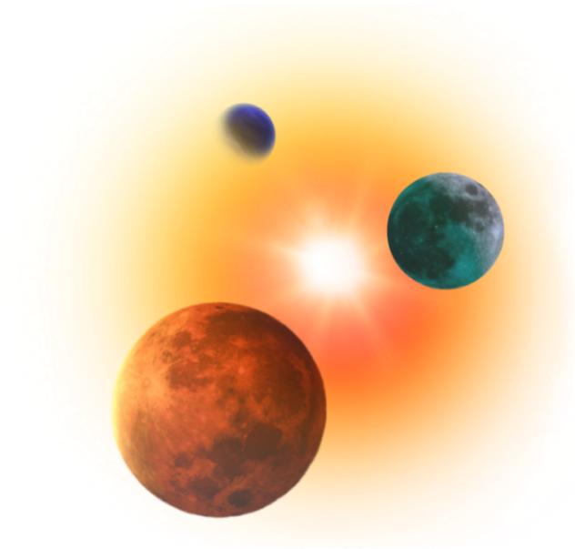 Mars_and_ Planets_ Artistic_ Rendering PNG