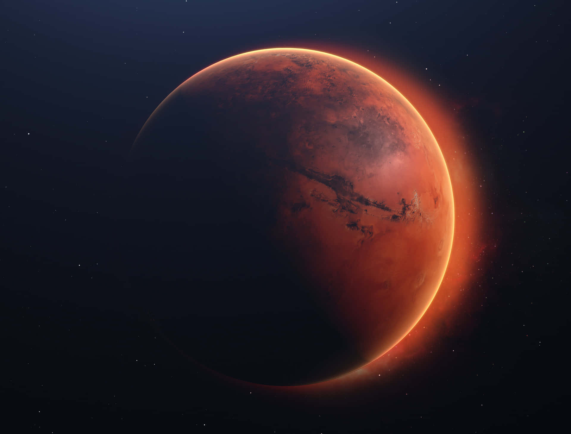Marsbakgrundsbild