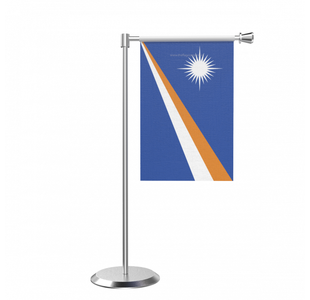 Marshall Islands Flag Desk Display PNG