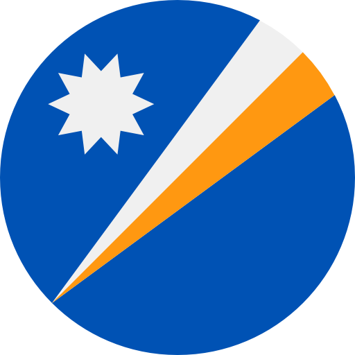 Marshall Islands Flag Graphic PNG