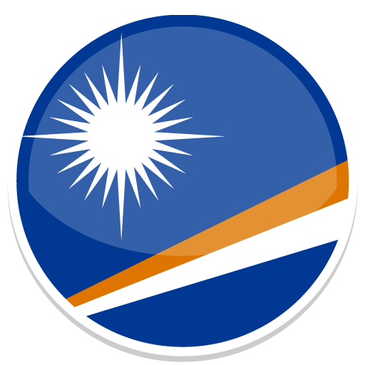 Marshall Islands Flag Graphic PNG