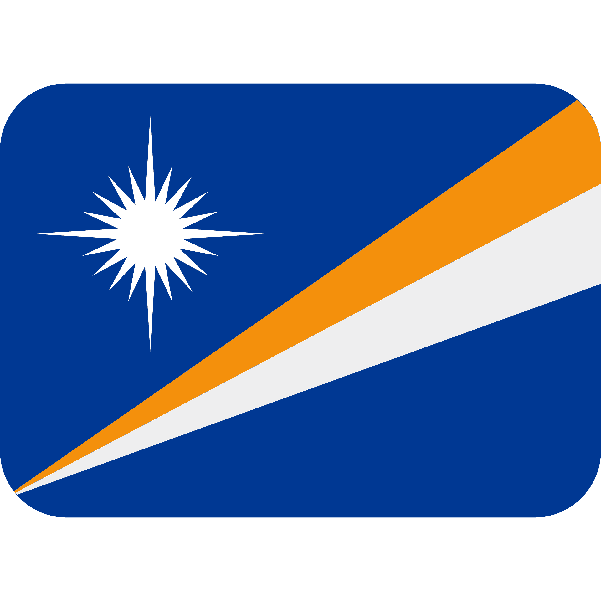 Marshall Islands Flag Graphic PNG