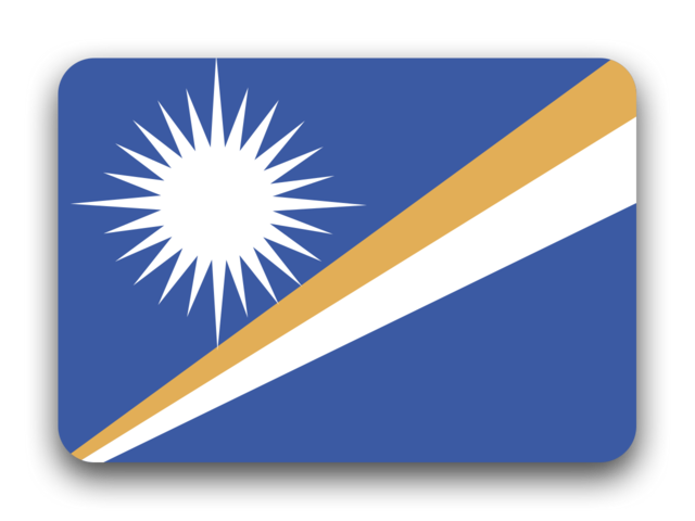 Marshall Islands Flag Graphic PNG