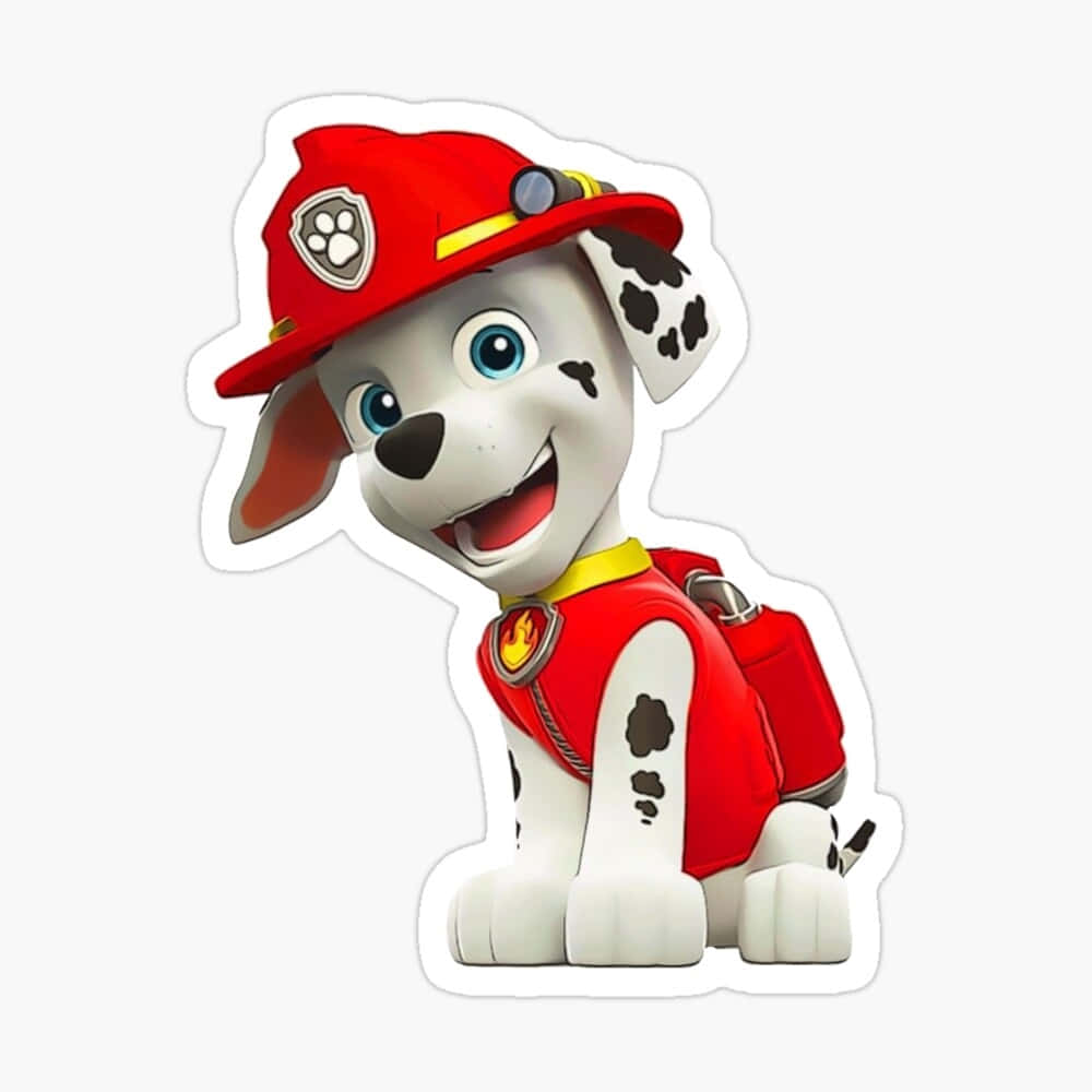 Download Marshall Paw Patrol Fire Pup Wallpaper | Wallpapers.com