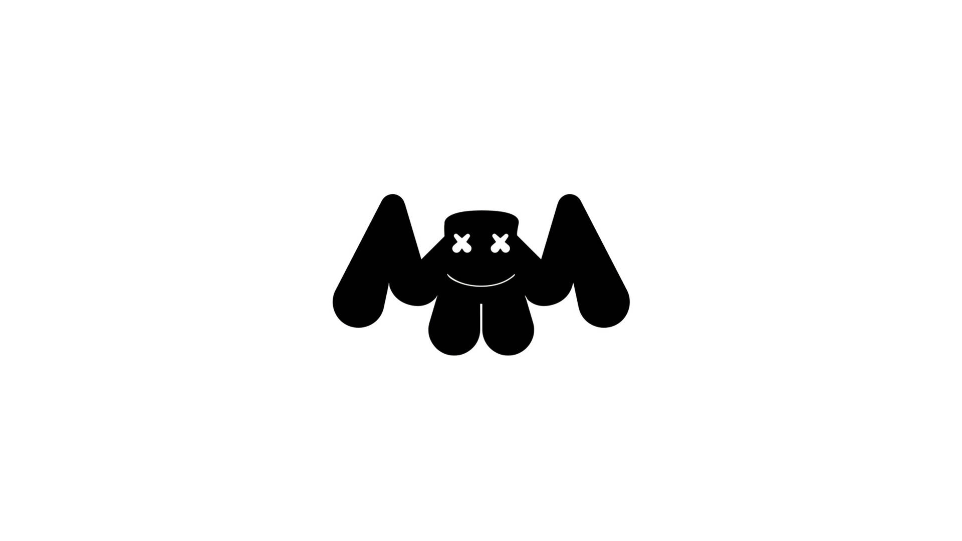 Marshmallow Dj Black Logo